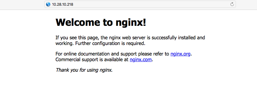 Nginx Welcome